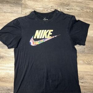 Nike Mens Black T-Shirt Short Sleeve Crew Neck Size Medium